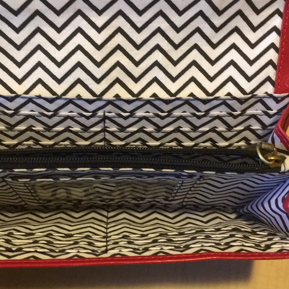 Raspberry hobo wallet - Picture 3 of 5